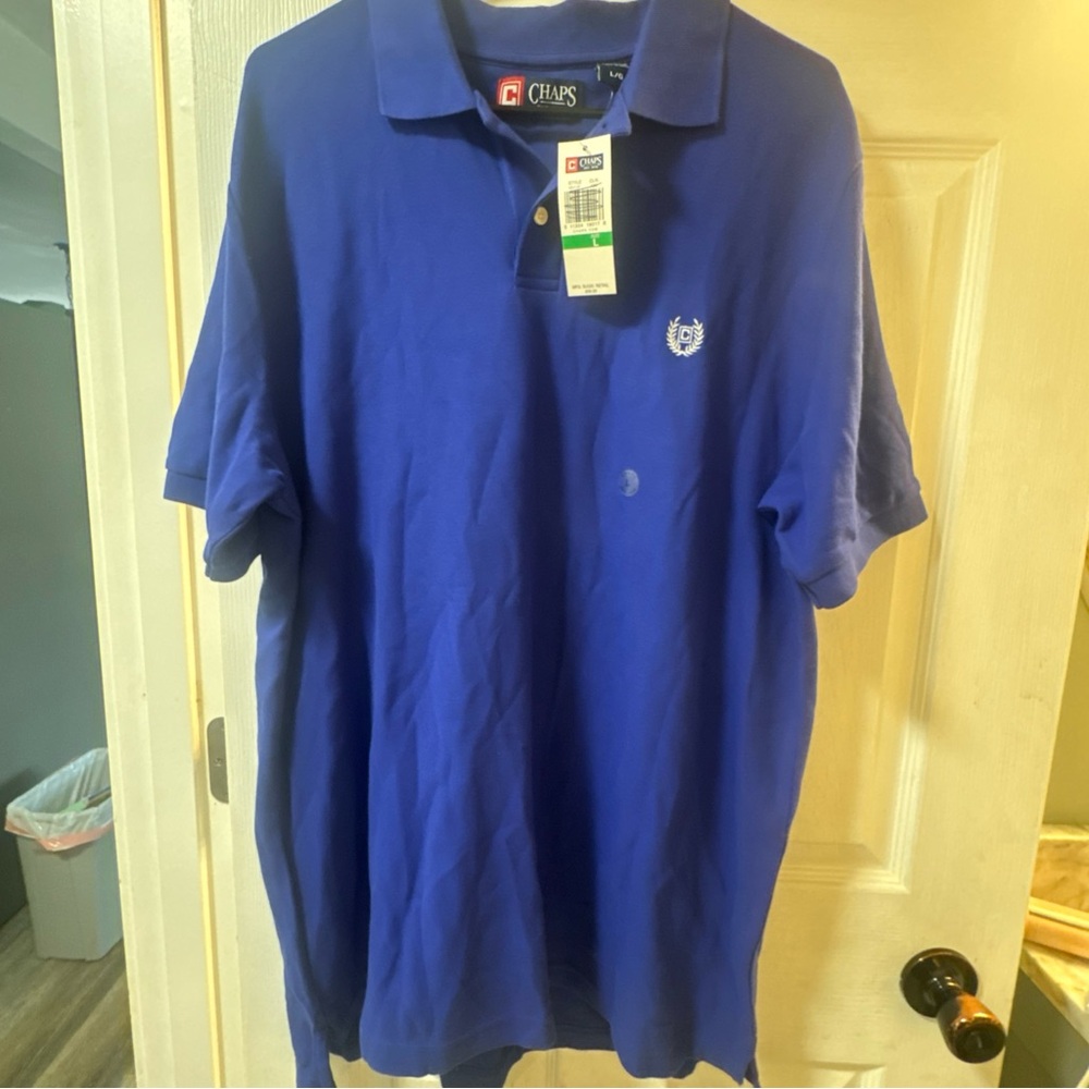 Chaps Men's Royal Blue Polo Shirt